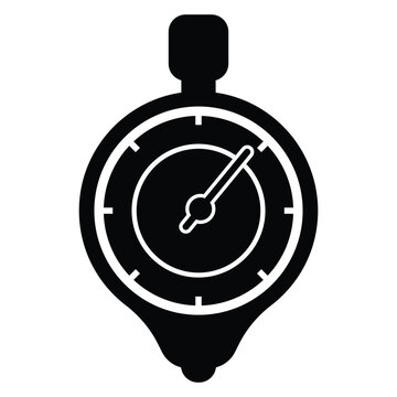 Curvimeter, measure, meter icon