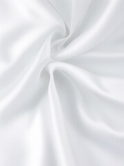 Obraz premium Beautiful white silk fabric, background.