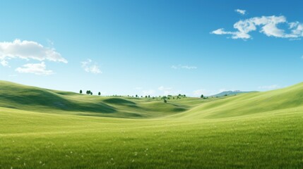 Obraz premium Tranquil Meadow Landscape