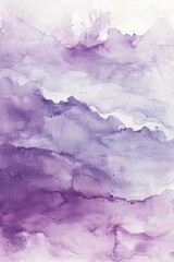 Naklejka premium A delicate watercolor wash in shades of lavender and silver, creating a soft and dreamy ambiance. 