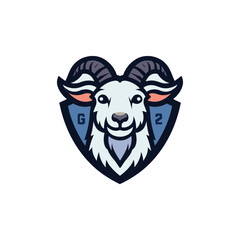 Goat Shield Logo Design