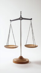 A Simple Illustration of Two Unequal Scales:  A Visual Representation of Imbalance and Justice