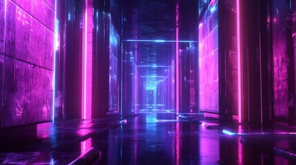 futuristic virtual world offering immersive AI-driven reality experiences.
