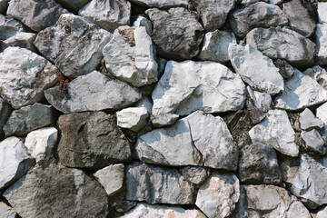 Wall made of stone for background