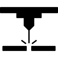 Laser Cutting Icon