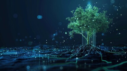 Green Technology: A Tree Grows on a Microchip
