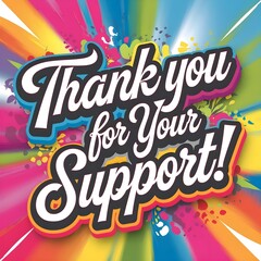 Thank you for your support