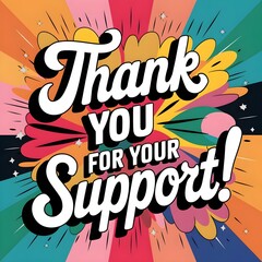 Thank you for your support