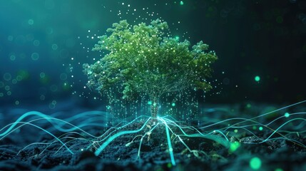 Green Technology: A Tree Grows on a Microchip