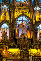 notre dame cathedral altar montreal canada