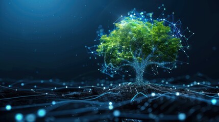 Green Technology: A Tree Grows on a Microchip