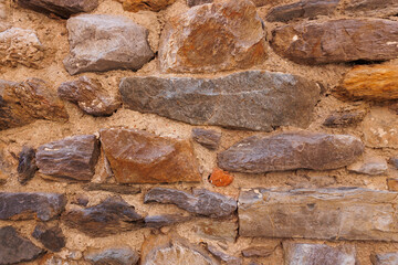 Vintage old brick wall background 