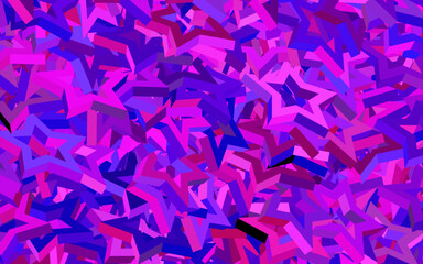 Light Purple, Pink vector template with sky stars.