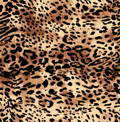 new modern leopard pattern animal design print natural
