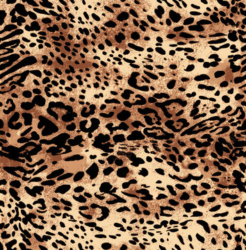 new modern leopard pattern animal design print natural

