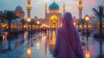 Saudi Arabian Festivals: Celebrations of Saudi Arabian festivals like Eid al-Fitr, showcasing cultural events and traditions.