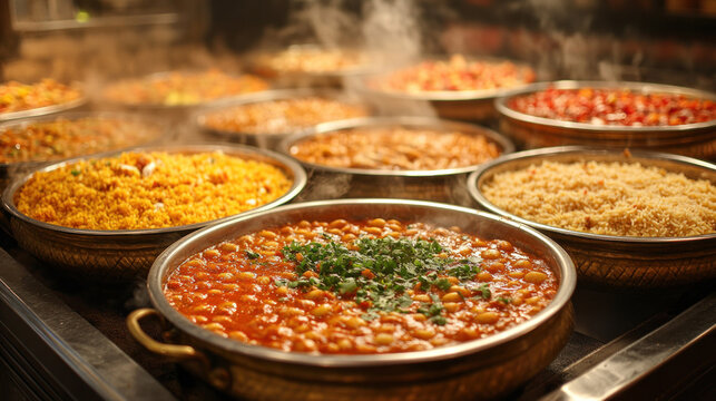 Sikh Gurdwaras: Religious ceremonies and community service at Sikh gurdwaras, including langar (community meal).