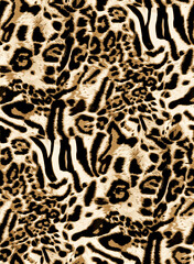 new modern leopard pattern animal design print natural
