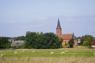 The Evangelical Lutheran Village Church is a listed church building in Priborn, a municipality in the district of Mecklenburg Lake District. Germany.
