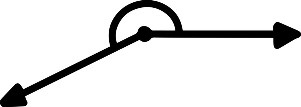 types of angles illustration reflex angle