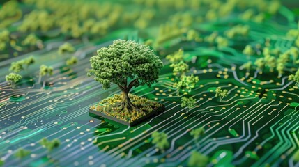 Green Technology: A Symbiosis of Nature and Circuitry