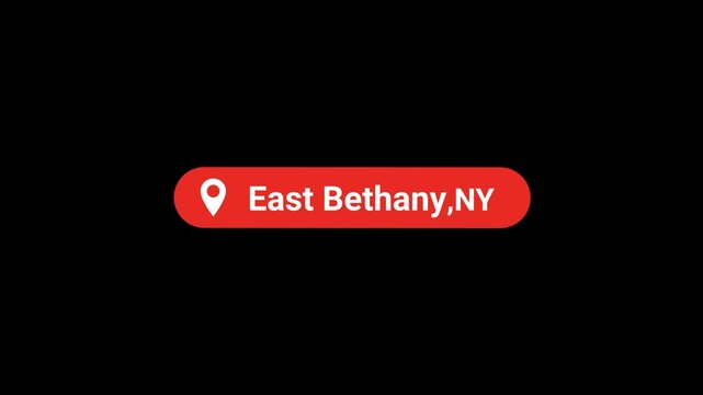 East Bethany ny Location title Animation