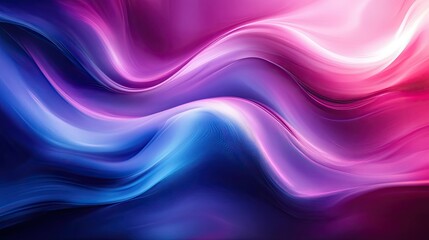 Fototapeta premium 3D abstract waves with smooth gradients and dynamic motion, perfect for modern and fluid background designs