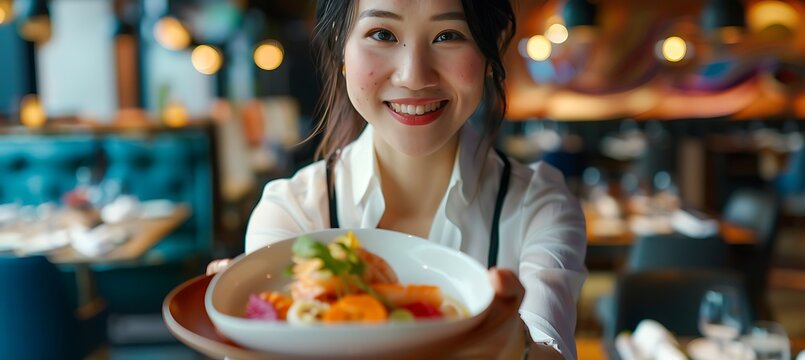 A Food Critic Sampling the Freshly Cooked Food