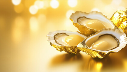 Golden oysters
