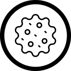 Cookie Vector Icon Design