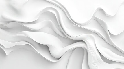 Abstract white background with flowing lines and gentle waves, creating a sense of movement and fluidity.