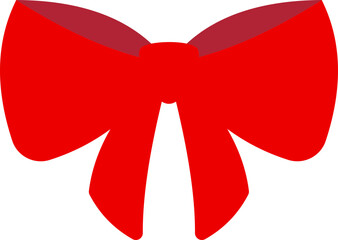 Red Christmas Ribbon Bow