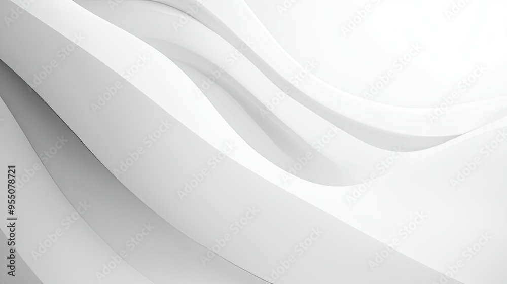 Poster minimalistic abstract white background with soft gradients and smooth textures.