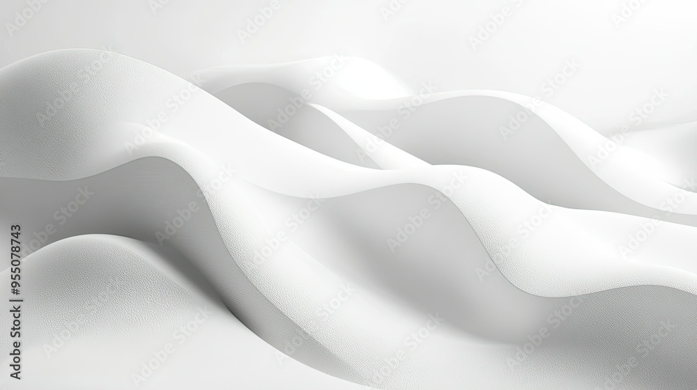 Poster minimalistic abstract white background with soft textures and subtle gradients.