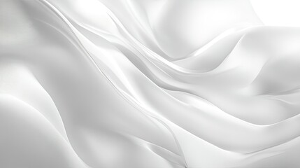 Obraz premium Minimalistic abstract white background with soft gradients and smooth textures.