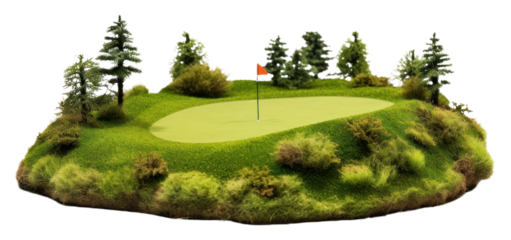 PNG Golf field outdoors sports nature.