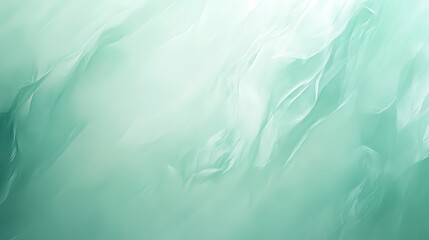 Obraz premium Stylish Mint Green Textured Surface with Soft Blur, Ideal for Banners and Text Placement. Contemporary Design Aesthetics for Digital and Print Media.