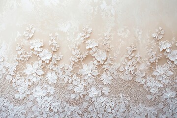 A soft gradient of champagne and ivory hues with subtle, intricate lace patterns gently woven into the backdrop.