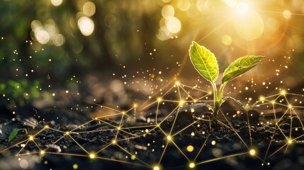 water drops on the grass