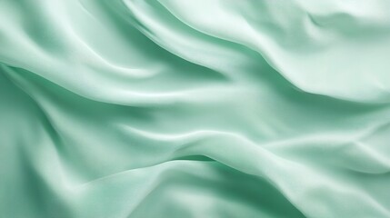 Obraz premium Stylish Mint Green Textured Surface with Soft Blur, Ideal for Banners and Text Placement. Contemporary Design Aesthetics for Digital and Print Media.