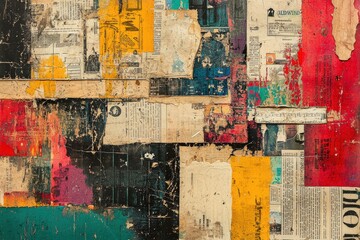 Vibrant Graffiti Inspired Abstract Artwork. Colorful Urban Surface Textures