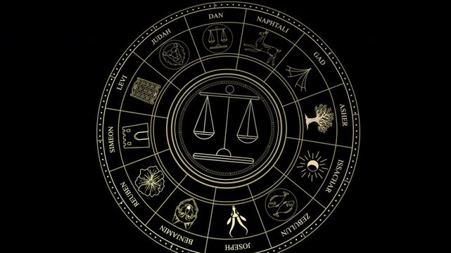 DAN Tribe of Israel Flag Symbol Banner