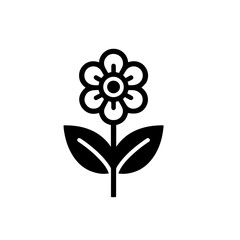 Flower line icon.