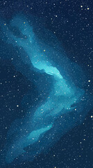 A Serene Canvas of Stars: A Mesmerizing Glimpse into the Milky Way's Majesty