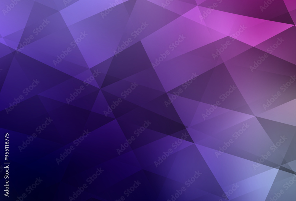 Wall mural Light Purple, Pink vector abstract mosaic backdrop.