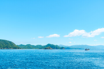 船から見える海の絶景