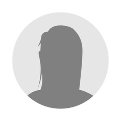 Vector flat illustration. Avatar, user profile, person icon, profile picture. Suitable for social media profiles, icons, screensavers and as a template.