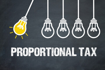 Fototapeta premium Proportional Tax 