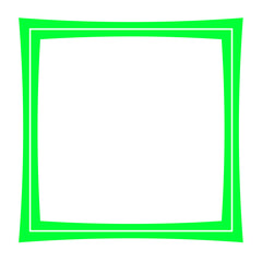 line square curve frame