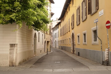 narrow street in the town